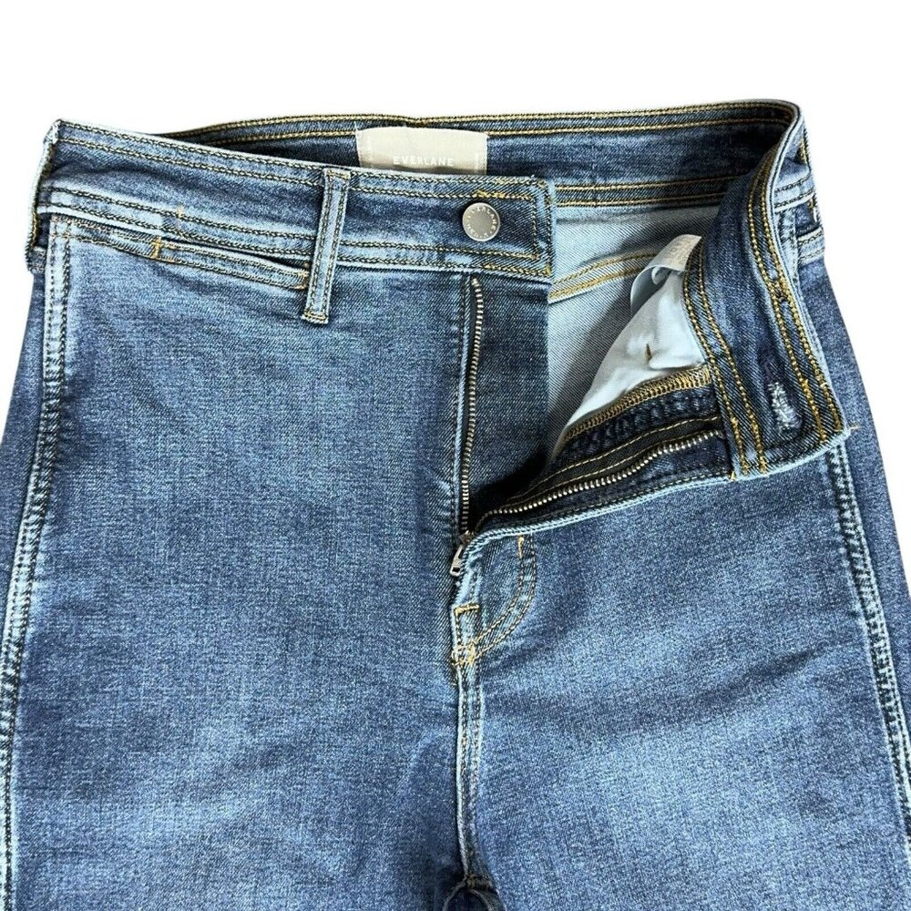 Womens Everlane Jeans The Way High Skinny 28 Reg Medium Wash Eco Modern Organic - Picture 1 of 12